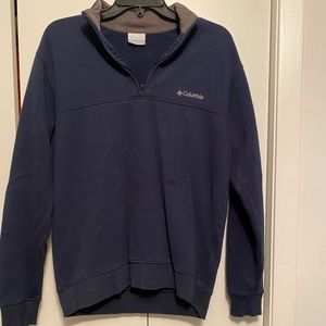Columbia 3/4 zip sweatshirt